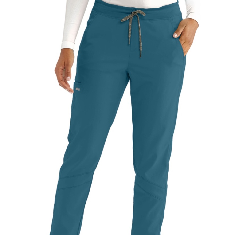 Teal Grey’s Anatomy slim fit scrub pants